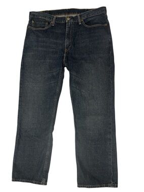 Men’s Levi’s 514 straight wide cut jeans medium stone wash